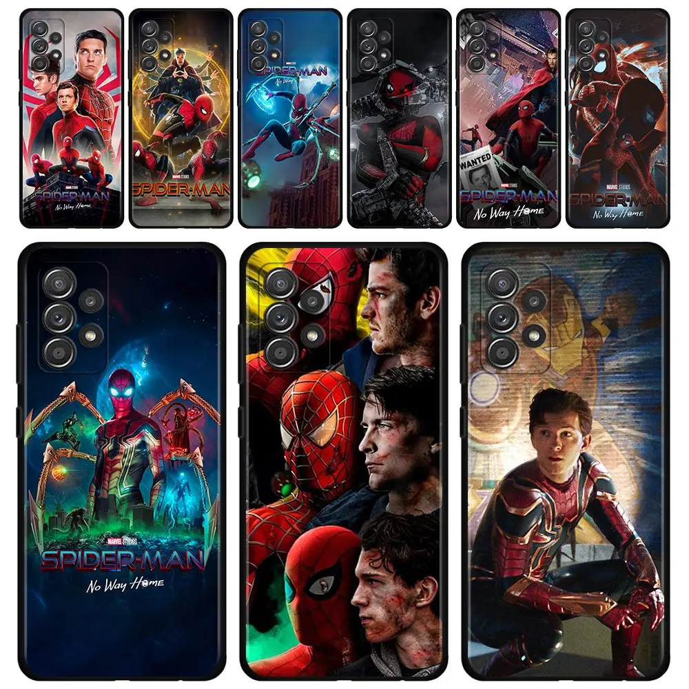Marvel Человек-паук 3 No Way Home Чехол для Samsung Galaxy A51 A12 A21s A71 A52 A31 A32 A02s A72 A11 A41 A22 A01 5G A02 F42 |