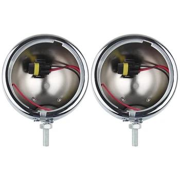 

4.5Inch Auxiliary Spot Fog Passing Light Lamp Housing Bracket Mount Ring Bracket for Touring Electra Glide Fog Lights