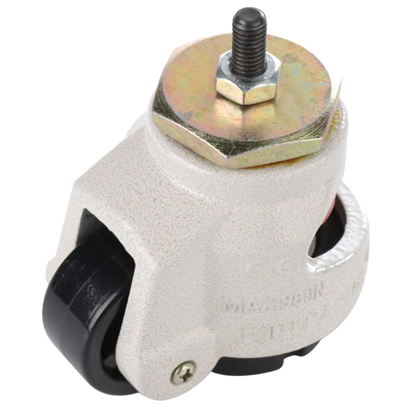 Колесики для тележки 4 шт сверхмощные регулировочные ролики с резьбовым стержнем