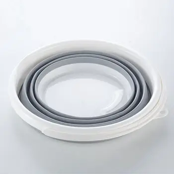 

Outdoor Folding Collapsible Silicone Bucket Camping Fishing Travel Car Barrel 10L