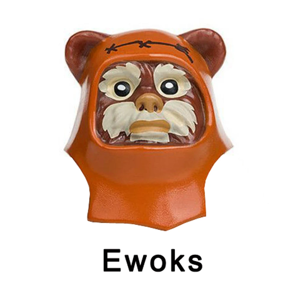 Jar Jar Binks Chewbacca Tusken Raider Han Solo Building Blocks Jawas Leia Ewoks Amidala Gamorrean Star Brick Figure Wars Toys