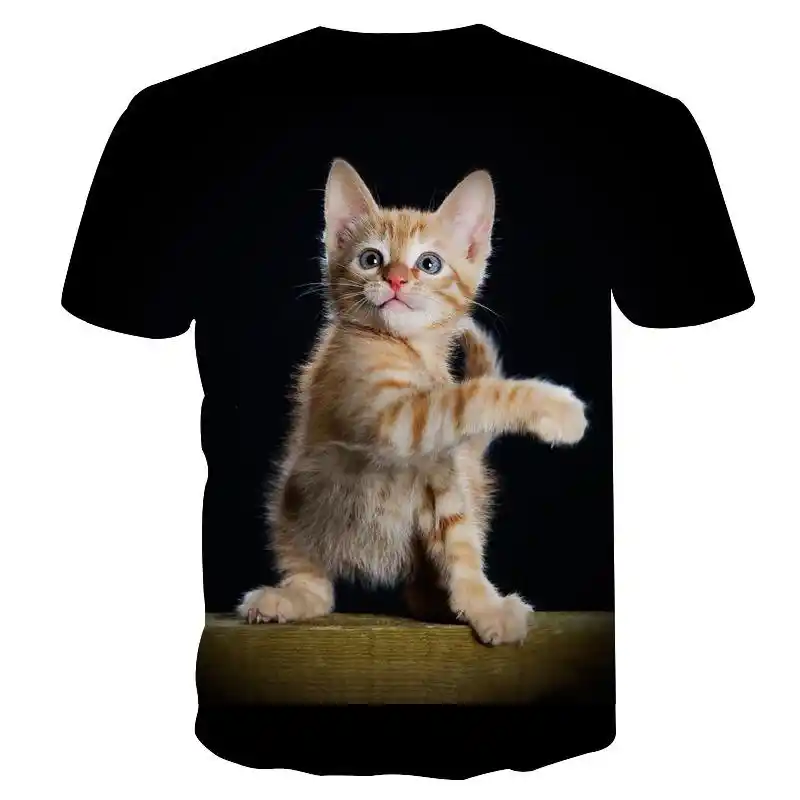 playeras de gatos para hombre