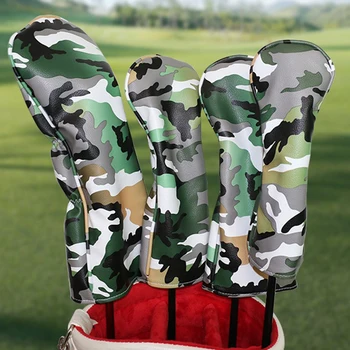 

4pcs Durable Golf Wood Head Cover No.1 3 5 7 Club Driver Headcover Waterproof PU Leather Club-Making Products