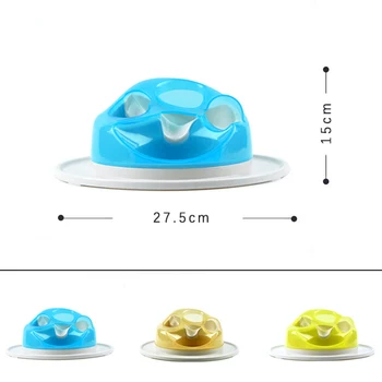 

Pet Dog Feeding Food Bowls Puppy Slow Down Eating Feeder Dish Dogs Slow Eating Eco-Friendly Supplies