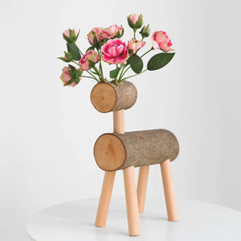 Креативный деревянный олень украшения ins скандинавский стиль домашний декор