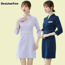 Медицинская Униформа форма медсестры, медицинская скрабы униформа для сотрудниц спа-салонов униформа для салонов красоты стоматолог аптека форма салонах красоты