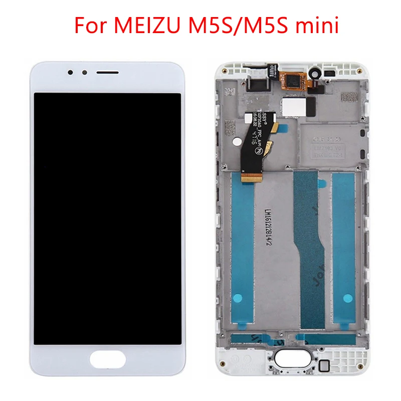 Дисплей для Meizu M5S M5 lcd сенсорный экран AAA Качество 5,2 дюймов дигитайзер в сборе с рамкой для MEILAN 5 5S lcd