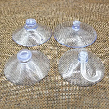

Transparent Perforation Sucker Spacious Bathroom Mushroom Head Adhesive Hook Car Kitchen Bathroom Glass Wall Hanging Strong Hook