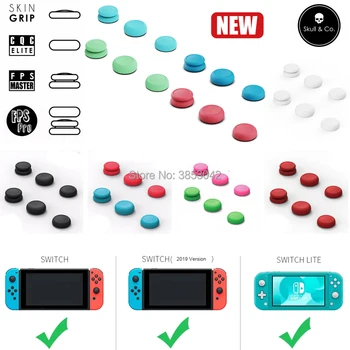 

20 Sets Skull & Co. FPS Master CQC Elite Joystick Cap Thumbstick Cover for Nintend Nintendo Switch Joy-Con Controller for Lite