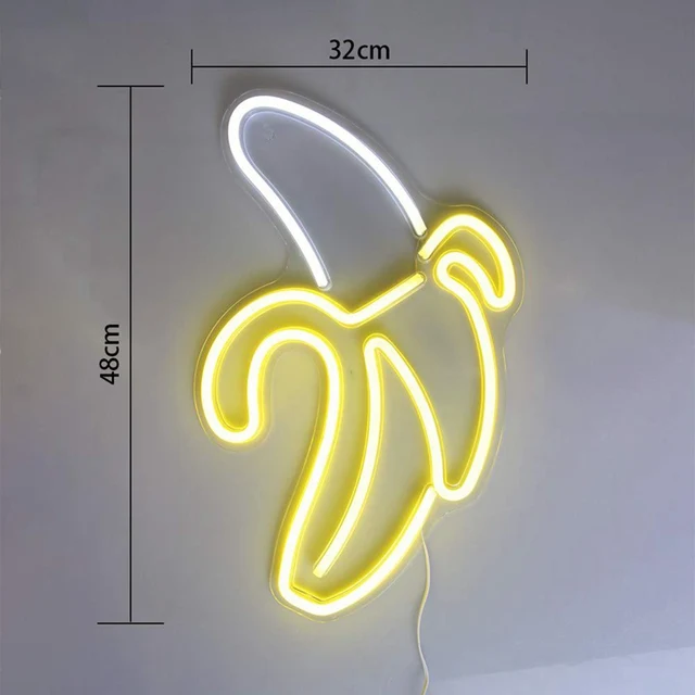 Banana Shaped Neon Sign 6