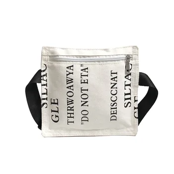 

Girls Waist Bag Women Handbag Tote Shoulder Bag Casual Letter Printing Crossbody Bag Flap Mini Messenger