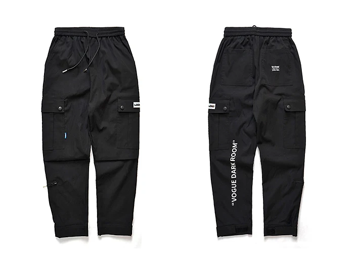 Aelfric Eden Модные мужские штаны с карманами и гарем карго Harajuku с эластичной талией в стиле хип-хоп повседневные мужские спортивные штаны для уличного бега