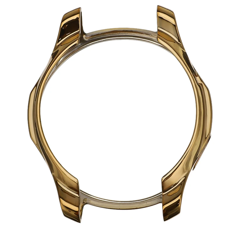 Gold 20mm Защитный чехол для часов для мужчин, 42 мм, 46 мм, чехол с ремешком, покрытие из мягкого ТПУ, универсальная защитная рамка, аксессуары - Цвет: Gold 20mm