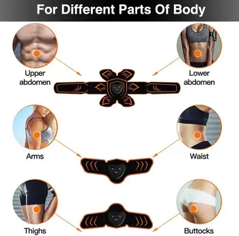 

ABS Stimulator Abs Muscle Toner Abdominal Toning Belt Electric Ab Muscle Belt Effective Muscle Trainer Fitness Muscle Massager