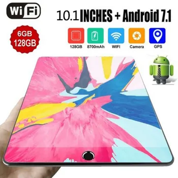 

"10.1"Inch Ten Core 6G+16G/64G/128G Android 7.1 WiFi Tablet PC Dual SIM Dual Camera Rear 5.0MP IPS 4G Call Phone Tablet Gifts"