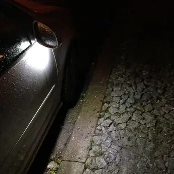 

2XLED Under Side Mirror Lights Puddle Lamp For Golf5 MK5 R36 Passat B6 3C0945291 3C0945292 12V DC 18-3528SMD