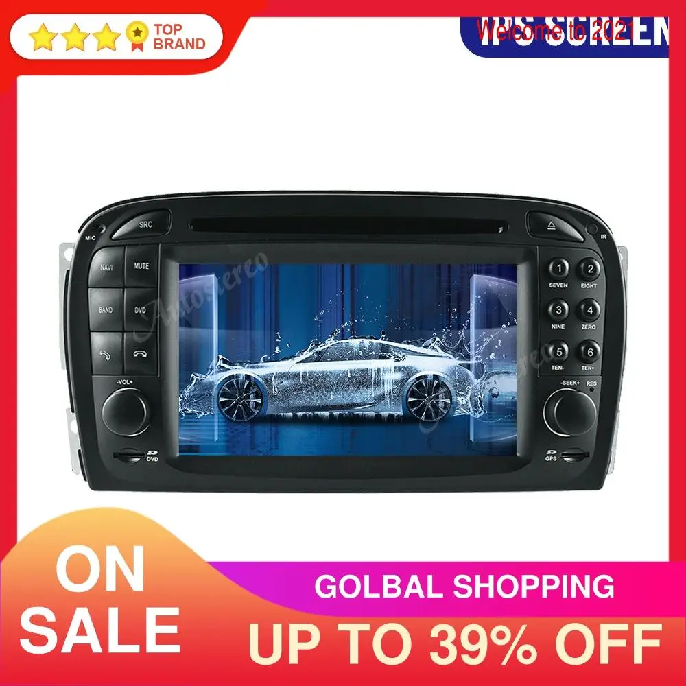 Android10.0 для Mercedes Benz SL R230 SL500 2001 2007 Автомобильный CD DVD плеер автомобильное радио