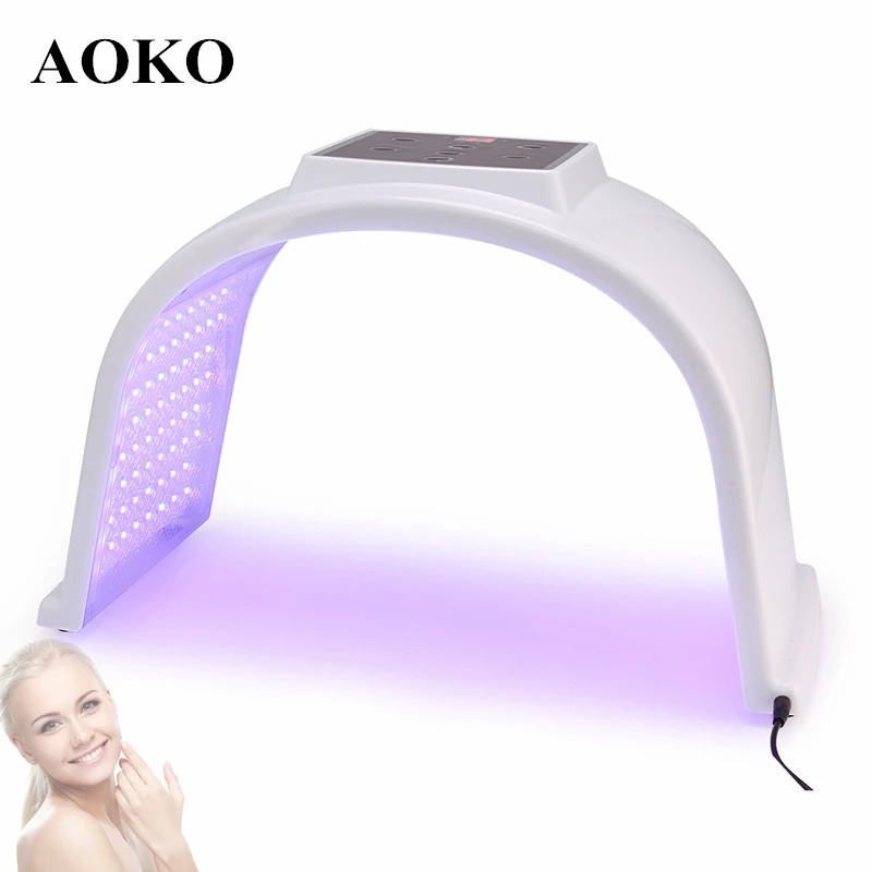  AOKO New 7 Color LED Facial Photon Therapy Instrument PDT Skin Tighten Beauty Machine Skin Rejuvena - 4000411115430