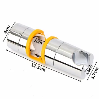 

1PC Chrome Shower Head Holder Adjustable 19-25mm Bathroom Shower Bracket Rack Slide Bar Bathroom Faucet Accessories ABS