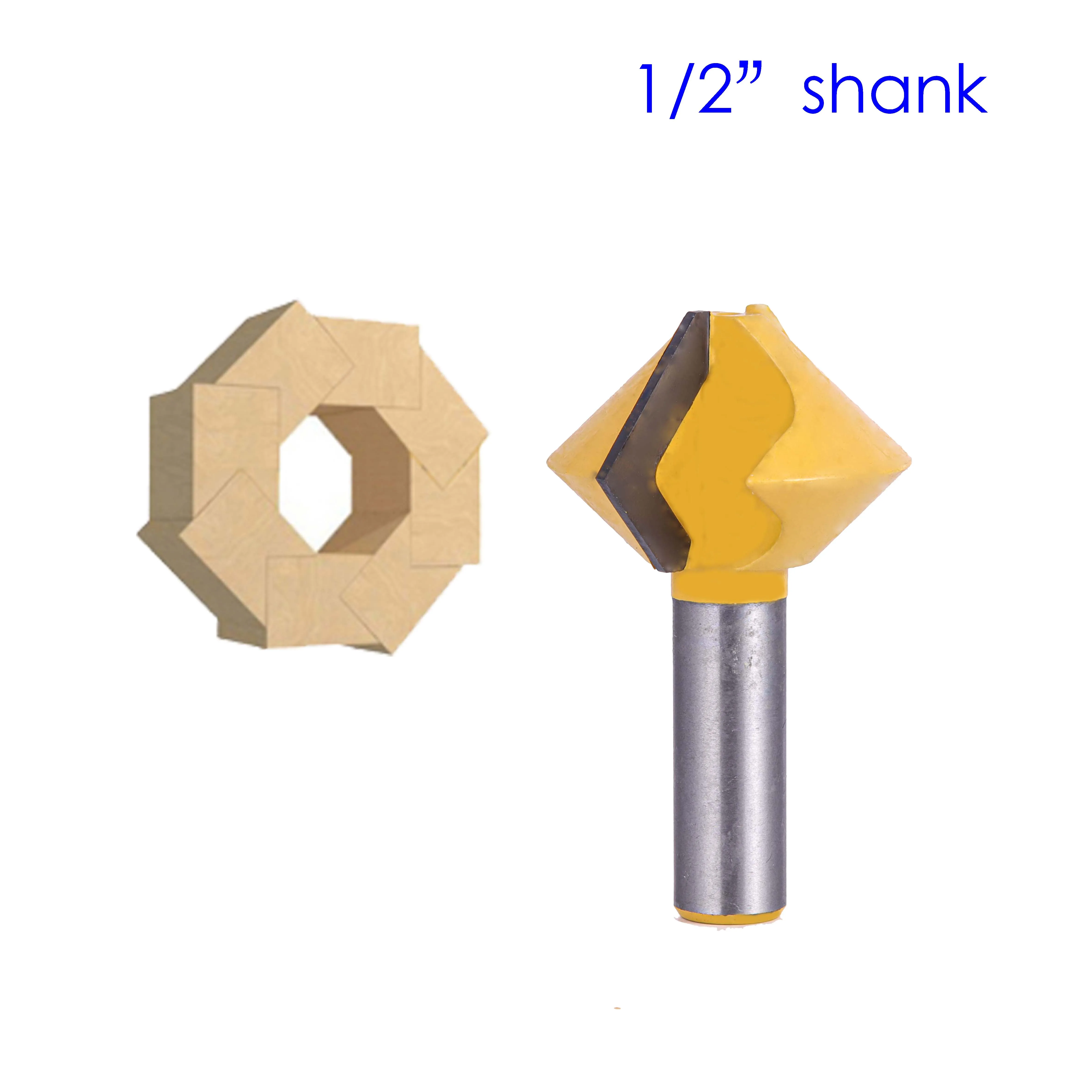 

1/2 Inch Cutter Wood Tools Bird Mouth Router Bit Shank Woodworking Milling