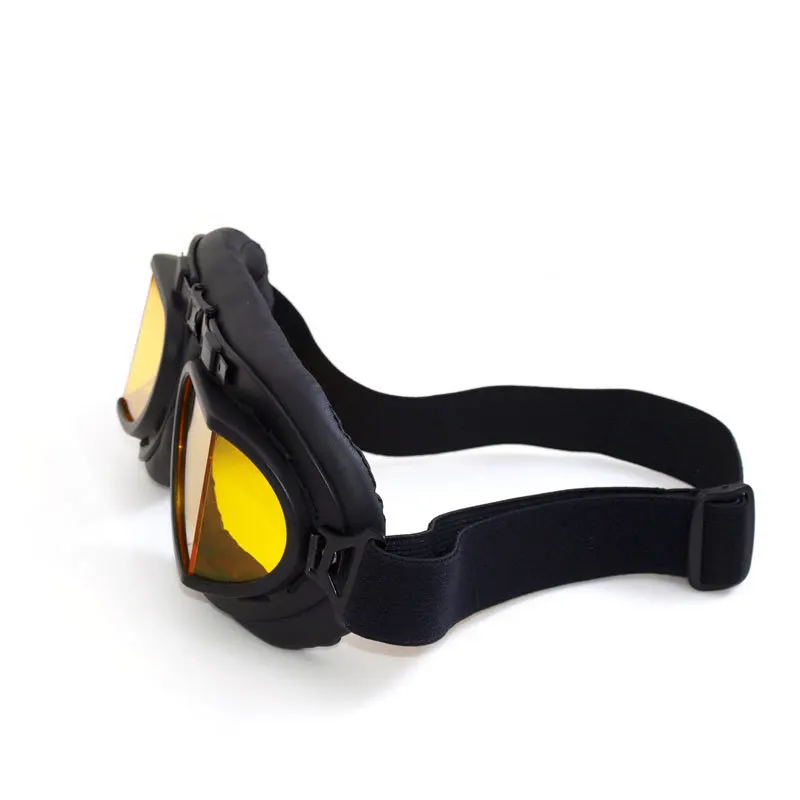 Производители Harley Goggles Ретро Второй мировой войны очки Harley Goggles для мотоцикла ветрозащитные песочные рабочие очки все черные коробки