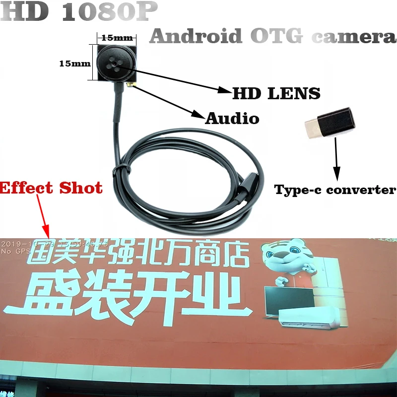 HD 1080P Android камера 2MP мобильный Mircro USB cctv камера для использования мобильного телефона otg камера Android OTG камера Mircro otg камера