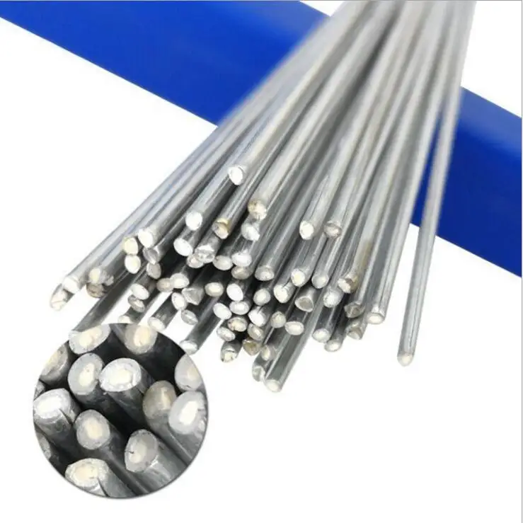1.6mm*500mm Easy Melt Welding Rods Low Temperature Aluminum Wire Brazing 20pcs 