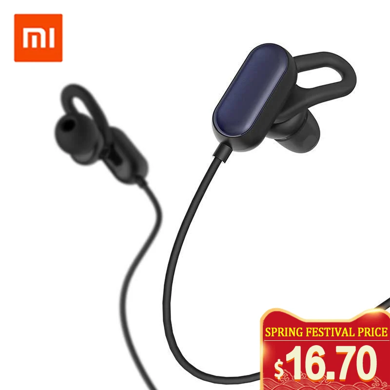 Bluetooth-наушники Xiaomi Sport молодежная версия 2018 новейшая гарнитура с микрофоном