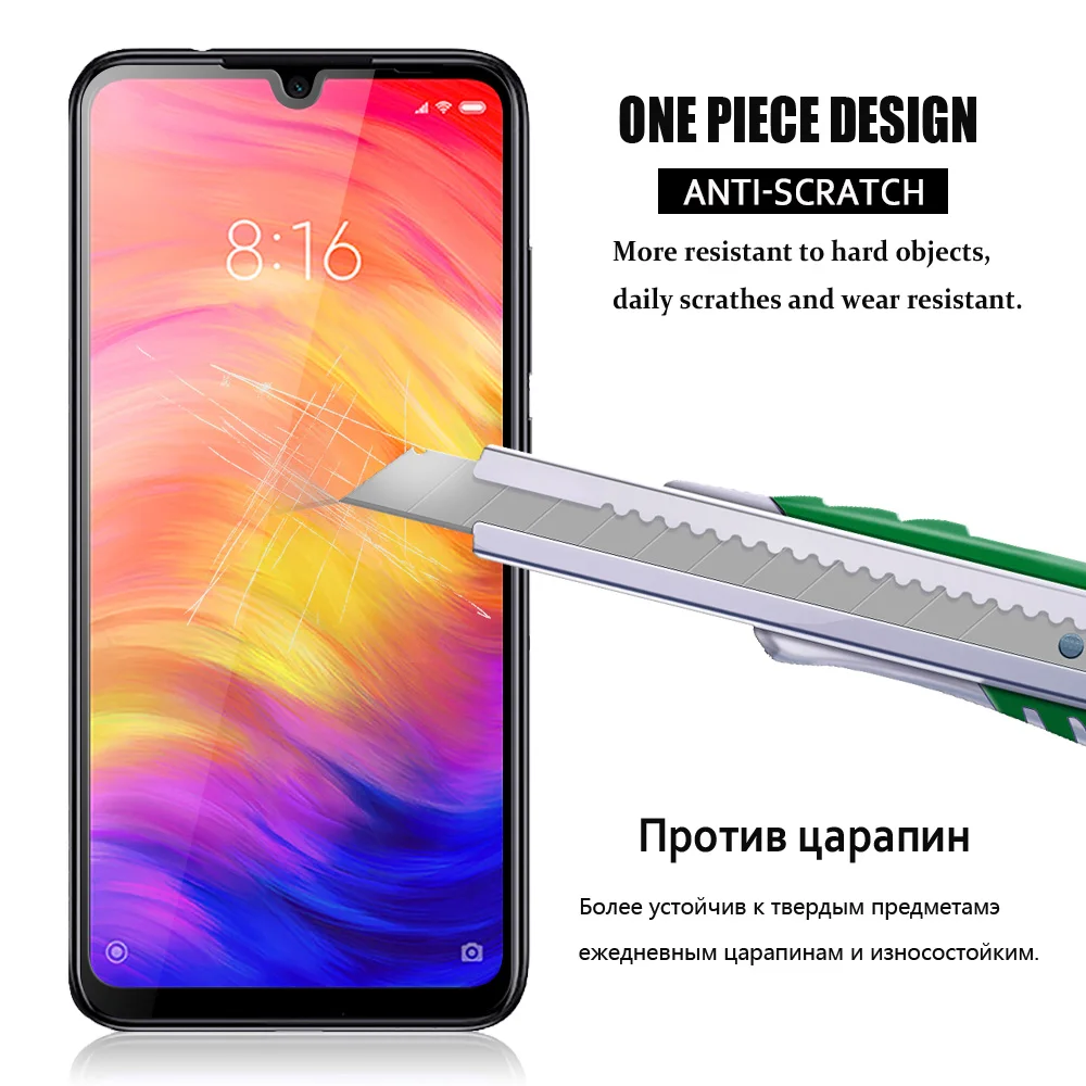 9D Защитное стекло для Xiaomi Redmi 7A 9H полный экран закаленное стекло для Redmi 7 Note 7 Защита экрана Взрывозащищенная пленка