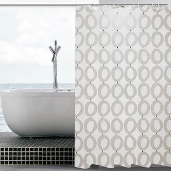 

Simple Waterproof Shower Curtains Decor Endless Mildewproof Peva for bathroom with Hooks Eco-friendly Home Supply
