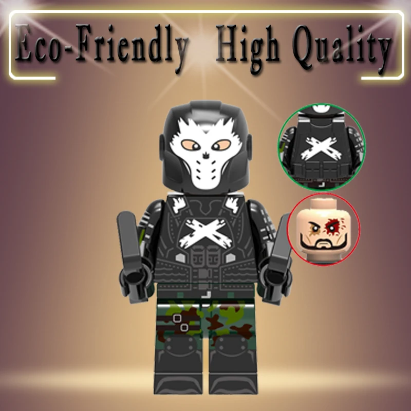

Legoed Crossbone Marvel Super HeroesPeter Parker Quicksilver minifigured Tony Stark Red Skull Dwarf building Blocks Toys XH1362