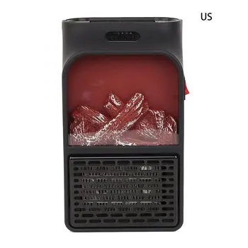 

Flame Heater Mini Small Heater Office Dormitory Multifunctional Heater 900W Simulation Flame Heater
