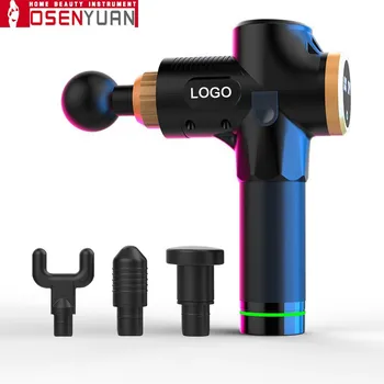 

Massager Gun, Muscle Massage Gun ,Electric Handheld LCD display With 4 Massager Head Vibration Massage Adjustable Low Noise