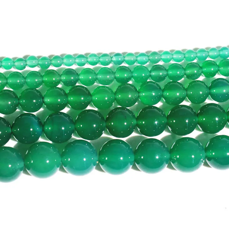 Green Agate Лучшие натуральные Агаты аметистами тигровый глаз бусины из Лабрадорита каменные бусины для самостоятельного изготовления ювелирных изделий браслет Цепочки и ожерелья 4/6/8/10 мм - Цвет: Green Agate