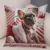 MINI French Bulldog Pillow Case for Home Sofa Car Soft Plush Decor Cute Pet Animal Dog Cushion Cover Printed Pillowcase 45x45cm 9