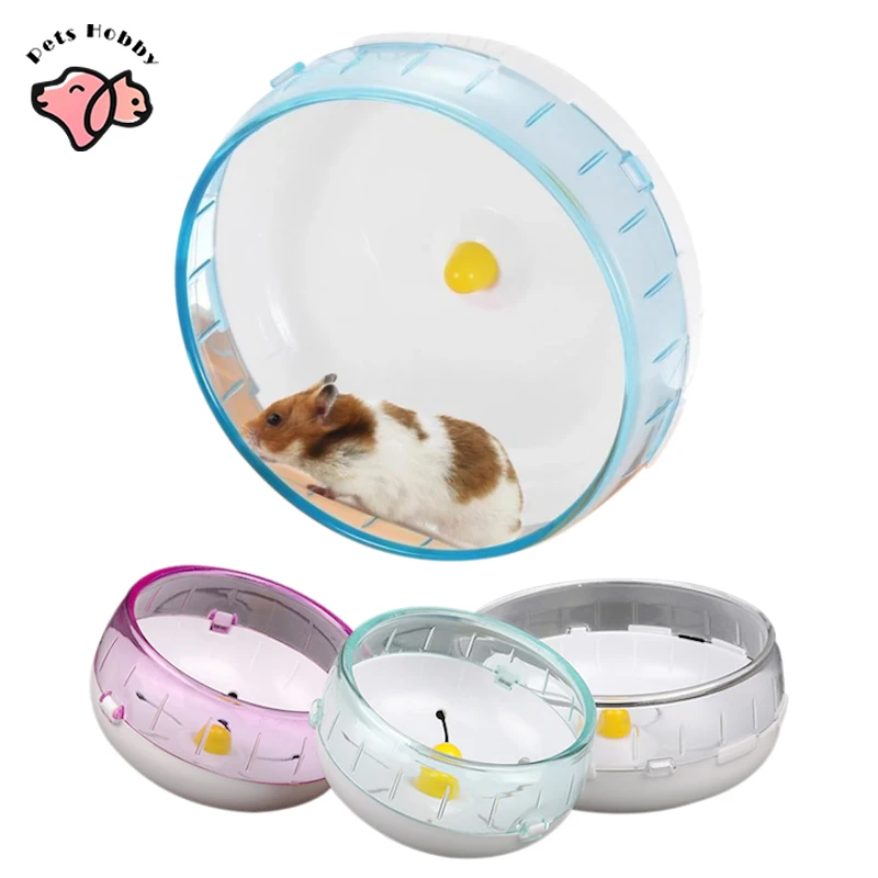 4 Size Hamster Running Disc Toy Silent Rotatory Jogging Wheel Pet