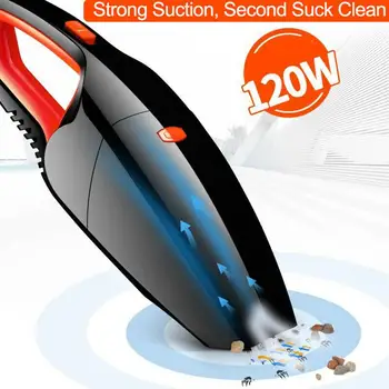 

12V 120W Portable Dry Wet Dual Use Strong Suction Car Cleaning Vacuum Cleaner Car vacuum cleaner wet dry car vacuum cleaner