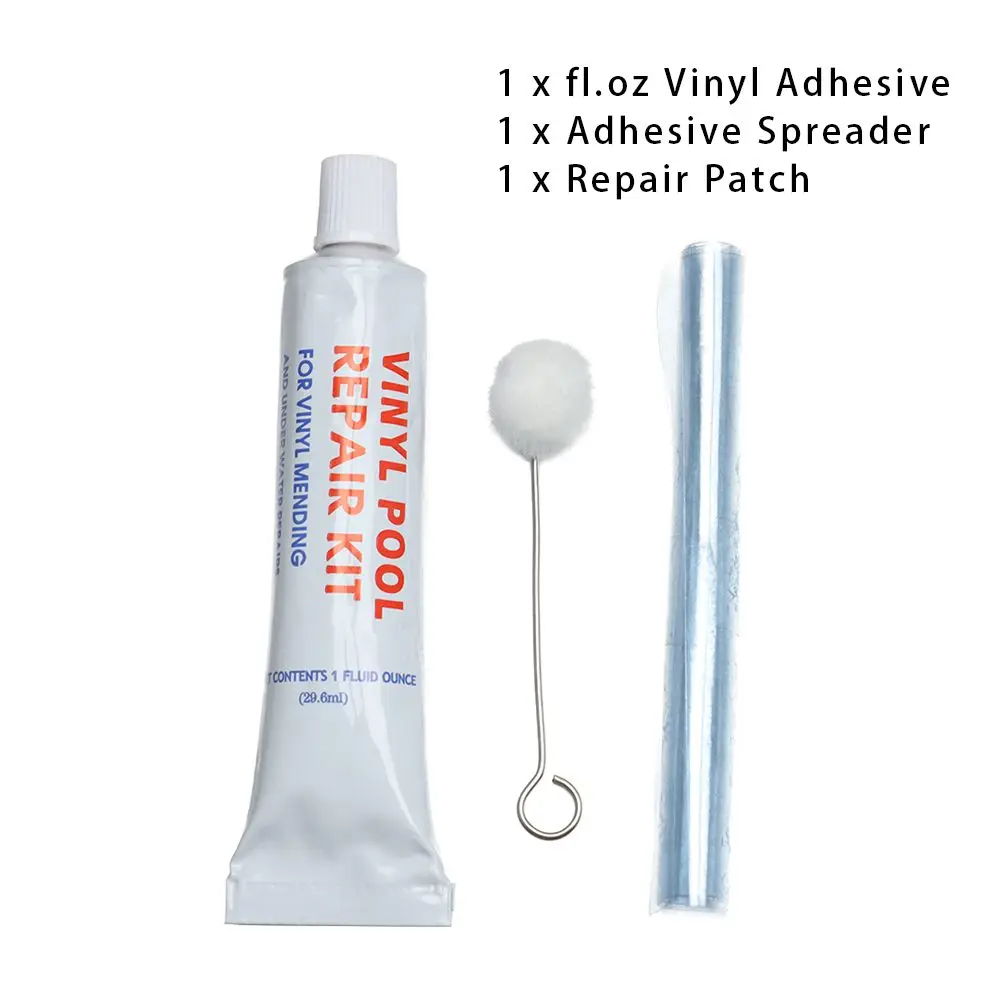 

Strong Adhesion Heat Resistance For Inflatable Swimming Pool Toy Mend Tape Glue Adhesive Puncture Patch PVC Repair