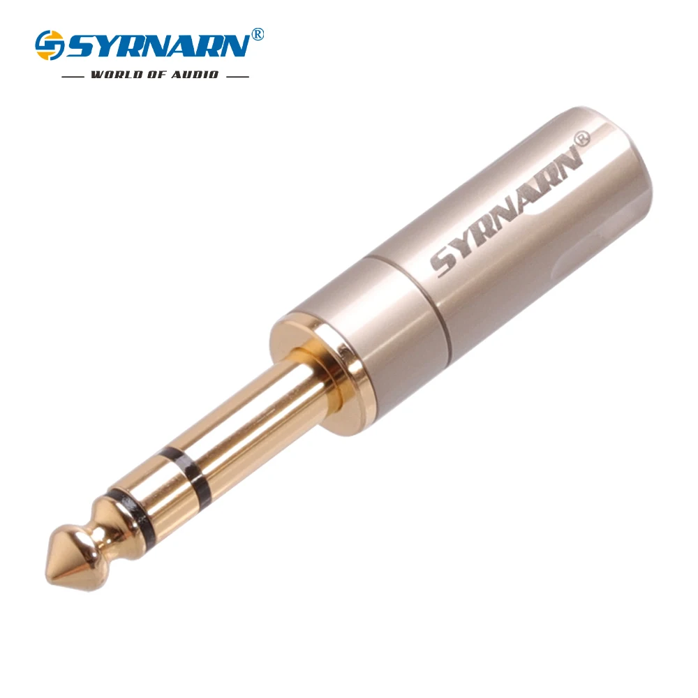 

Pure copper 6.3 welding plug 6.5 large three-core audio two-channel male guitar microphone microphone mixer i.d=8.5mm