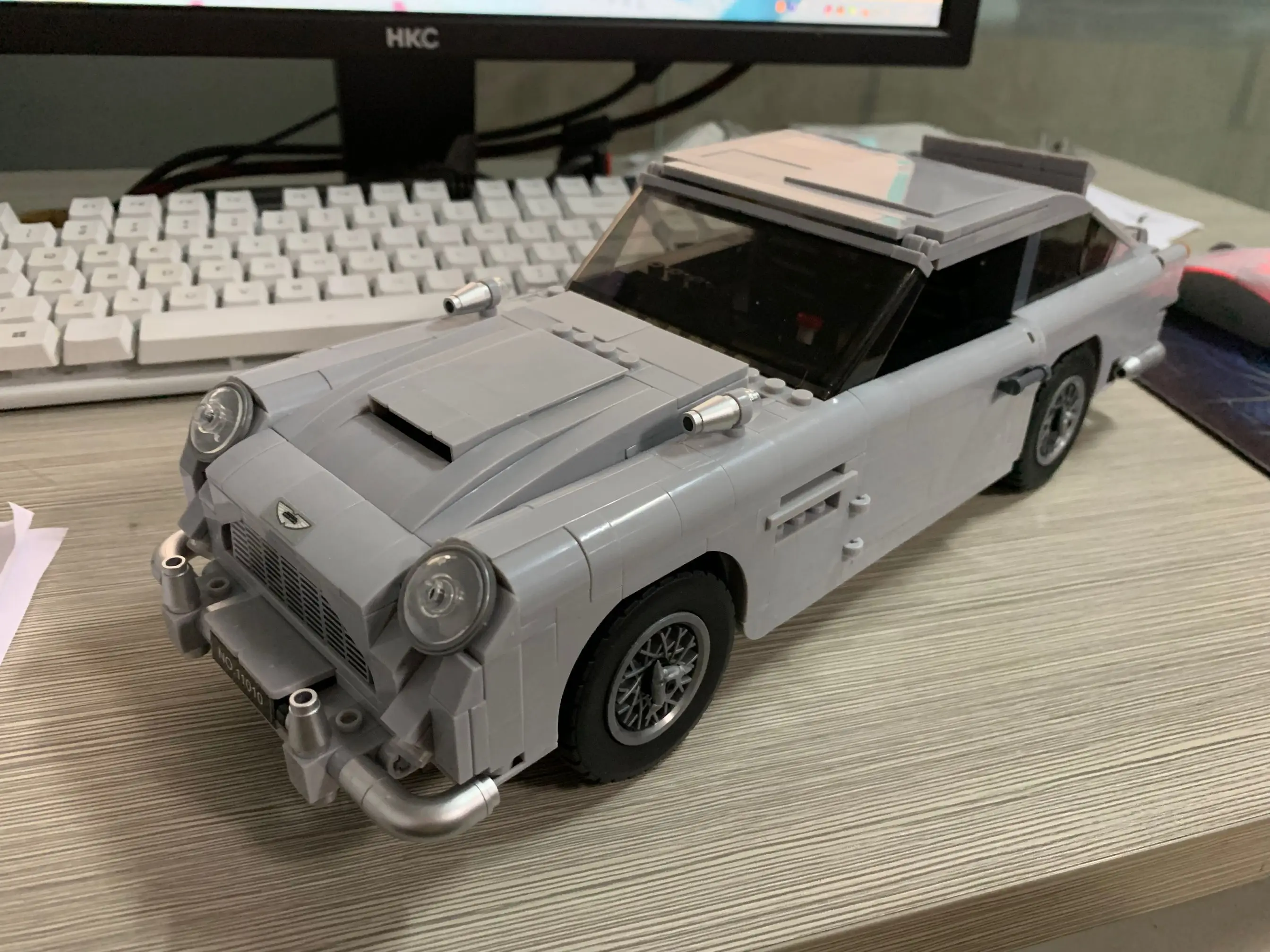 21046, 1450 шт., создатель Aston Martin DB5, Джеймс Бонд 007, набор автомобилей, строительные блоки, кирпичи, детские игрушки, Рождественский подарок 10262