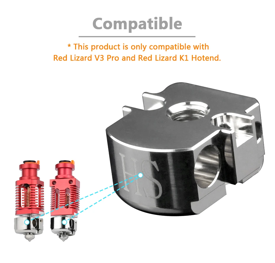 3D printer accessories Suitable for red lizard hot-end extrusion head V3 Pro, K1 replacement parts motor used in printer