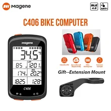 Magene-C406 smart mountain bike computer, waterproof, GPS, wireless, with data APP for cycling, bicycle equipment
