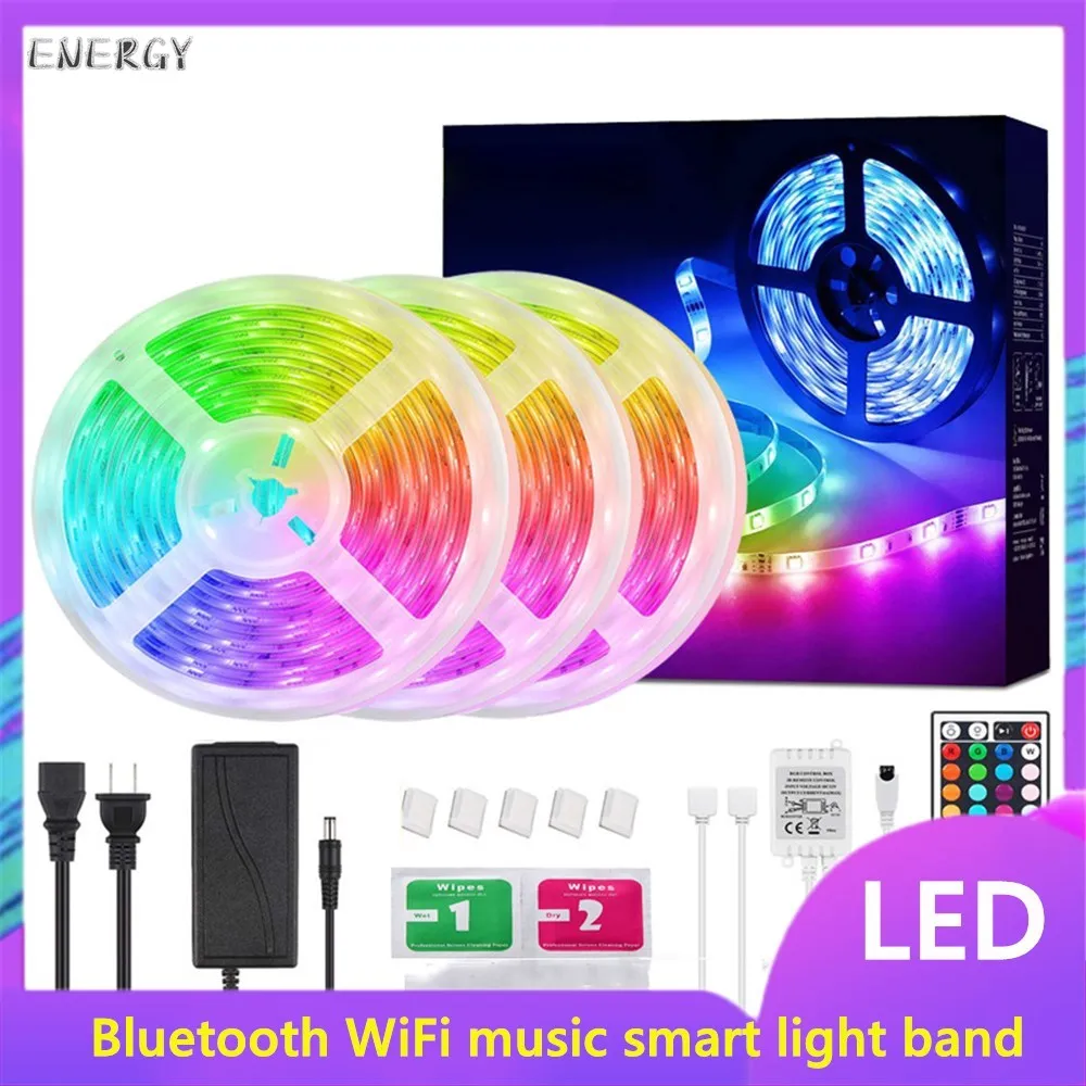 

LED Light Band 5050 Light Band Set Seven Color Marathon RGB Bluetooth Light Band Non-WiFi Smart Light Bar