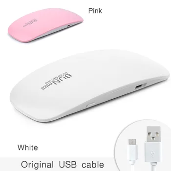 

Nail Dryer Machine UV LED Lamp Portable USB Cable Home Use Nail UV Gel Varnish Dryer 6 LEDS Lamp Nail Art Tools 2 Color