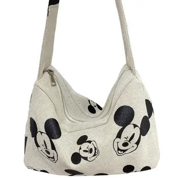 

luxury handbags women bag designer canvas School bag Disney Mickey mouse large capacity bag women shoulder bag Travel backpacks