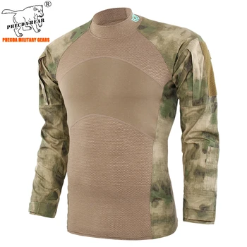

a-tac fg gen3 military combat frog suit tactical camouflage T-topper for amry combat shirt battle dress ranker man T-shirt
