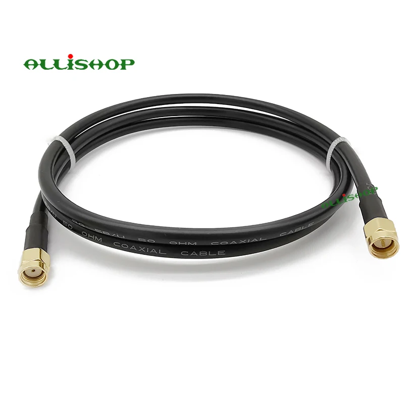 

SMA Male Plug to RP-SMA Male Jack RF LMR195 Coaxial RF Pigtail Cable Wireless Wifi Antenna Cable Signal Low Loss 1/3/5/8/10/12M