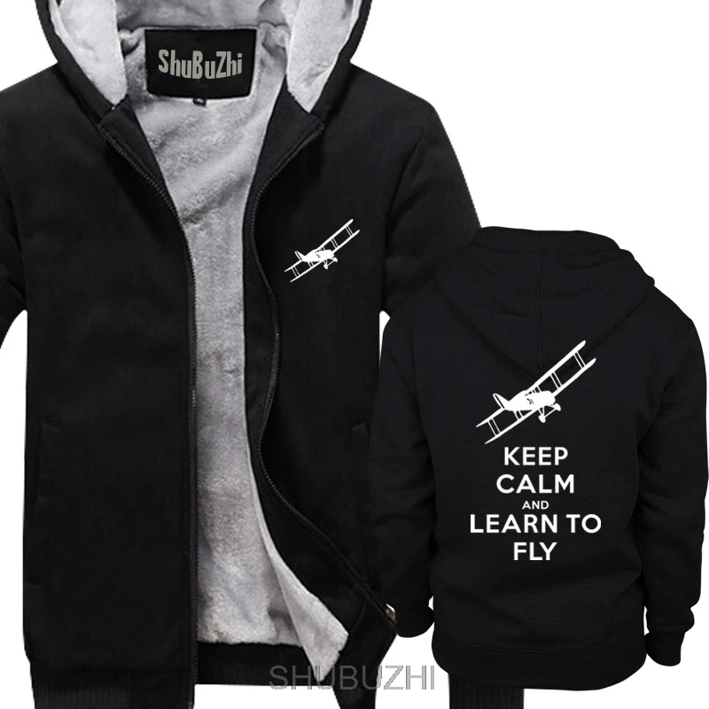 

Men thick hoodies winter Cartoon Classic Airbus A320 Aircraft Plan View Normal long sleeve winter thick hoodies sbz4032