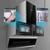 Range Hood Home Kitchen Side Suction Smart Motion High Suction Frequency Conversion UV Disinfection Cabinet Type Grease Pump 4