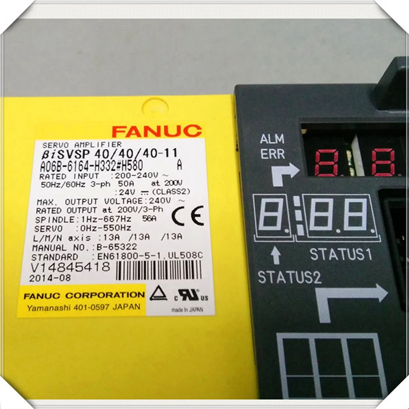Модуль сервоусилителя FANUC Beta iSVSP 20/20/40 11 модуль с сервоприводом A06B 6164 H312 # H580|servo